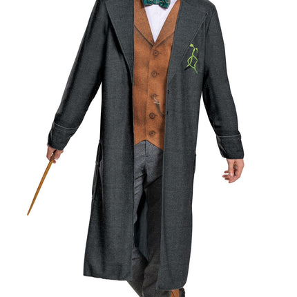 Harry Potter Fantastic Beasts Newt Scamander Deluxe Adult Costume XXL 50-52