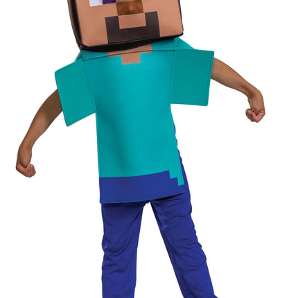 Minecraft Steve Adaptive Child Costume Large 10-12