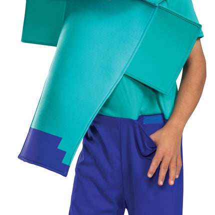 Minecraft Steve Adaptive Child Costume Large 10-12