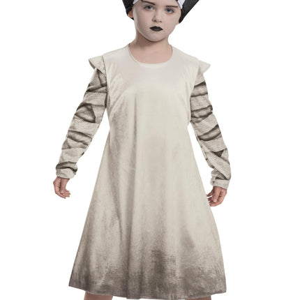 Bride Of Frankenstein Deluxe Toddler Costume Size 3T-4T