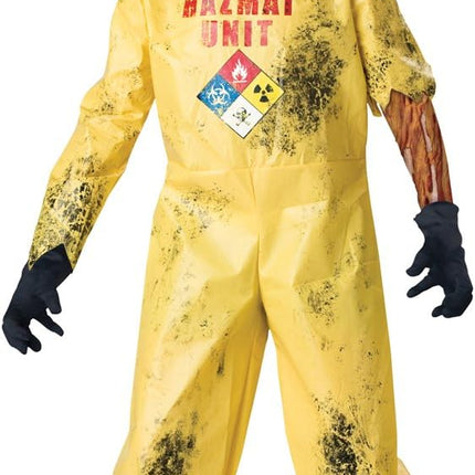 InCharacter Zombie Hazmat Hazard Jumpsuit Deluxe Child Costume Size Medium 8