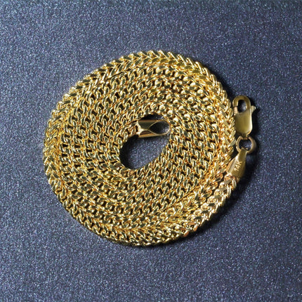 14k Yellow Gold Light Weight Wheat Chain (3.20 mm)