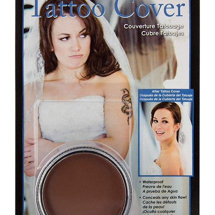 Mehron TC4 Tattoo Cover Up Medium Dark Color Professional Makeup Flaw Concealer