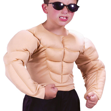 Child Muscle Shirt Costume Size Medium 8-10