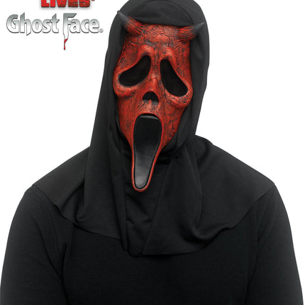 Fun World Scream Ghost Face Aged Devil Character Costume Mask