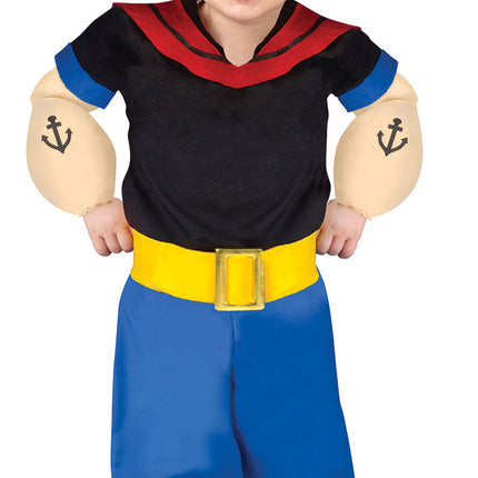 Popeye Baby Toddler Costume Small 24 months - 2T