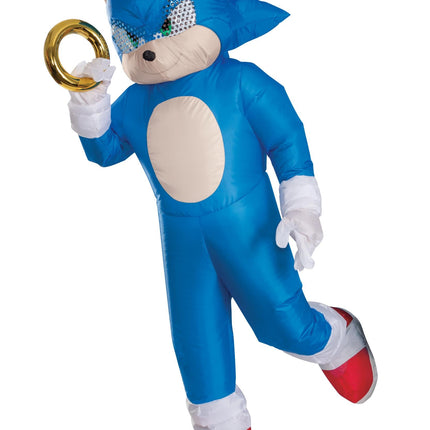 Disguise Sonic The Hedgehog Inflatable Adult Costume Size Standard