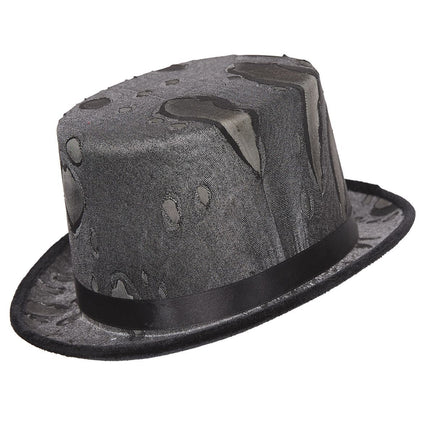 Underwraps Voodoo Zombie Tattered Hat Top Hat