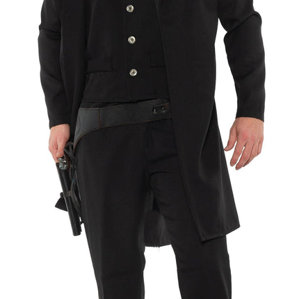 Underwraps Men's Western Dark Sheriff Wild West