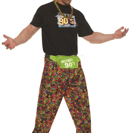 Underwraps 90's Baggy Pants Men's Costume XX-Large Multicolor