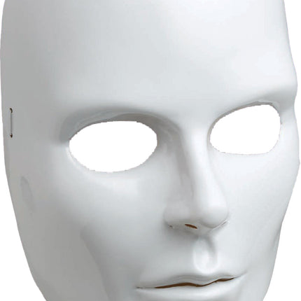 White Face Female Adult Mask