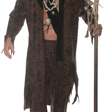 Witch Doctor Voodoo Zombie Adult Costume