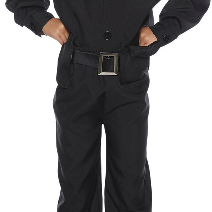 Policeman Child Cop Costume Size Large 10-12