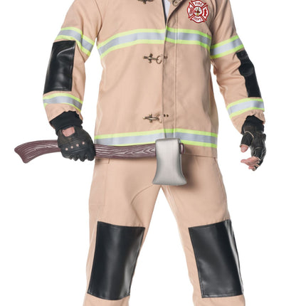 Underwraps Firefighter Adult Costume Size