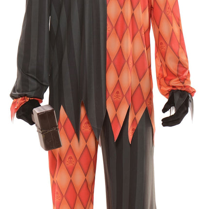 Underwraps Evil Killer Clown Adult Costume Size Teen 14-16
