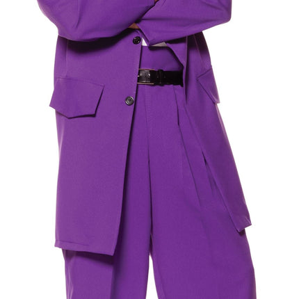 Underwraps Zoot Suit Mobster Purple Adult Costume