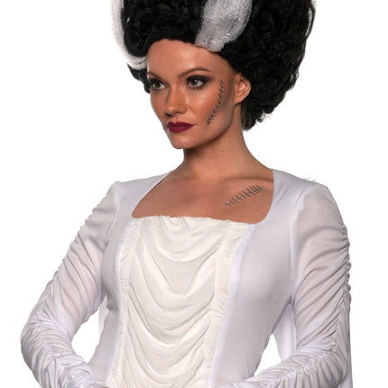 Frankenstein Bride Black and White Women's Wig