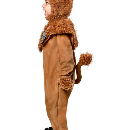 Wizard of Oz Cowardly Lion Plush Jumpsuit and Headpiece Costume Toddler
