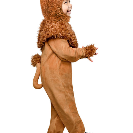 Wizard of Oz Cowardly Lion Plush Jumpsuit and Headpiece Costume Toddler
