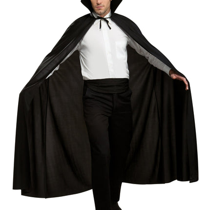 Rubie's Full Length Fabric Cape Black Costume Accessory