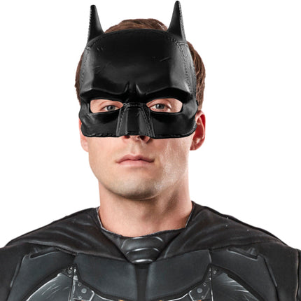 Rubie's The Batman: Batman Half Mask Plastic Adults