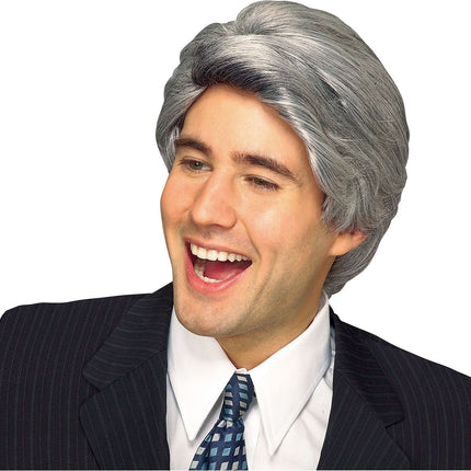 Rubie's Late Night Talk Show Host Gray Wig For Men