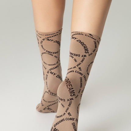 Dense Socks Conte Fantasy - Knitted "My dreams" Design