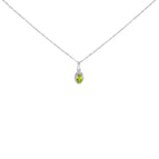 White.Gold / 18 / Green Peridot