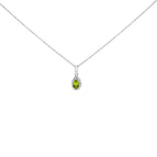 White.Gold / 18 / Green Peridot