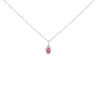 White.Gold / 18 / Pink Tourmaline
