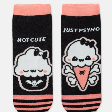 Cotton Ankle Socks Conte Happy 358 - Cute