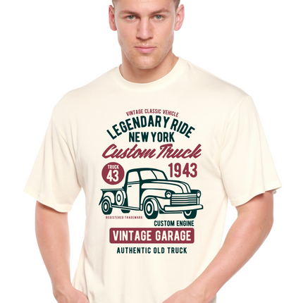 Legendary Ride Custom Truck Men's Bamboo Viscose/Organic Cotton Short Sleeve Graphic T-Shirt