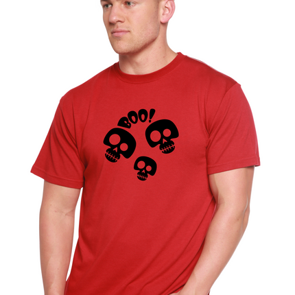 Halloween Boo Unisex Bamboo Viscose/Organic Cotton Short Sleeve Graphic T-Shirt