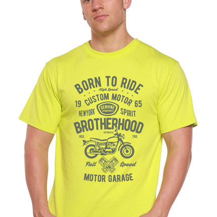 Motorcycle Brotherhood Men's Bamboo Viscose/Organic Cotton Short Sleeve Graphic T-Shirt