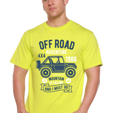 Off Road Adventure Spun Bamboo® Men's Bamboo Viscose/Organic Cotton Short Sleeve Graphic T-Shirt