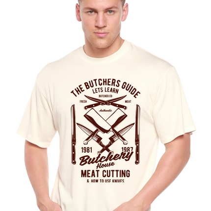 Butchery House Men's Bamboo Viscose/Organic Cotton Short Sleeve Graphic T-Shirt