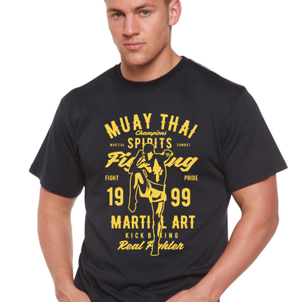 Muay Thai Spun Bamboo® Men's Bamboo Viscose/Organic Cotton Short Sleeve Graphic T-Shirt