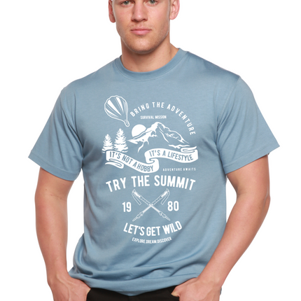 Try The Summit Spun Bamboo® Men's Bamboo Viscose/Organic Cotton Short Sleeve Graphic T-Shirt