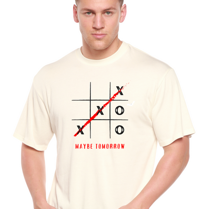 Maybe Tomorrow Unisex Bamboo/Cotton Graphic T-Shirt