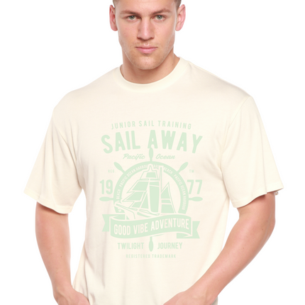 Sail Away Spun Bamboo® Men's Bamboo Viscose/Organic Cotton Short Sleeve Graphic T-Shirt