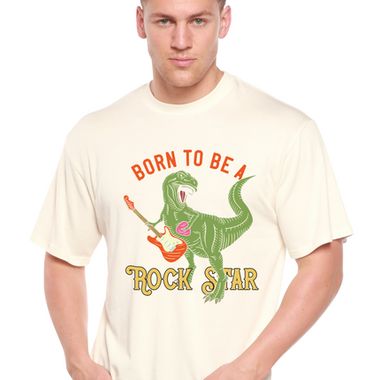 Born To Be A Rock Star Men's Bamboo Viscose/Organic Cotton Short Sleeve Graphic T-Shirt