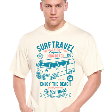 Surf Travel Spun Bamboo® Men's Bamboo Viscose/Organic Cotton Short Sleeve Graphic T-Shirt