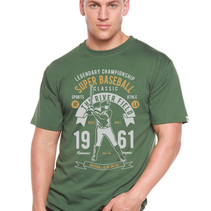 Super Baseball Spun Bamboo® Men's Bamboo Viscose/Organic Cotton Short Sleeve Graphic T-Shirt