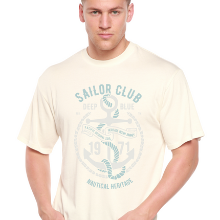 Sailor Club Spun Bamboo® Men's Bamboo Viscose/Organic Cotton Short Sleeve Graphic T-Shirt