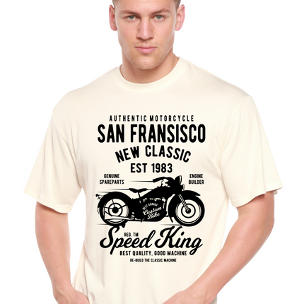 San Fransisco Spun Bamboo® Men's Bamboo Viscose/Organic Cotton Short Sleeve Graphic T-Shirt