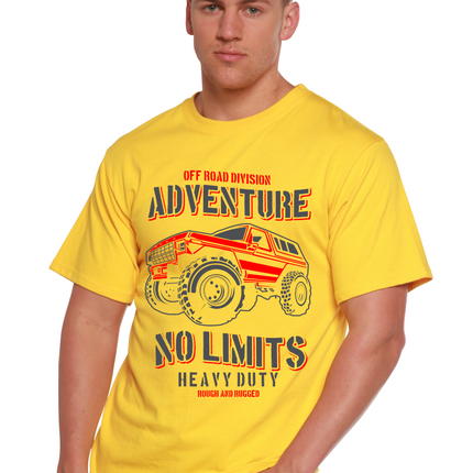 No Limits Spun Bamboo® Men's Bamboo Viscose/Organic Cotton Short Sleeve Graphic T-Shirt