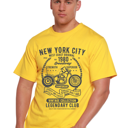 New York City Spun Bamboo® Men's Bamboo Viscose/Organic Cotton Short Sleeve Graphic T-Shirt