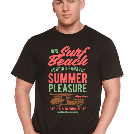Surf Beach Spun Bamboo® Men's Bamboo Viscose/Organic Cotton Short Sleeve Graphic T-Shirt