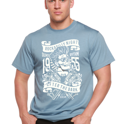 Rockabilly Night Spun Bamboo® Men's Bamboo Viscose/Organic Cotton Short Sleeve Graphic T-Shirt