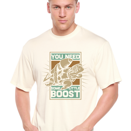 You Need Boost Men's Bamboo Viscose/Organic Cotton Short Sleeve Graphic T-Shirt